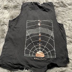 NWOT Metallic Chakras Spiritual Gangster Tank